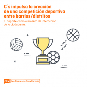 Ciudadanos en Las Palmas de Gran Canaria propone crear una competición para acercar el deporte a los barrios