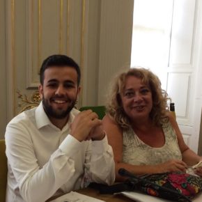 Javier Amador y Beatriz Correas concejales de Cs en el Ayuntamiento de Las Palmas de Gran Canaria